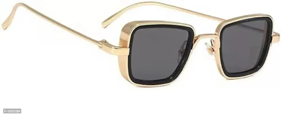 David Martin Rectangular Sunglasses  (For Men  Women, Black)