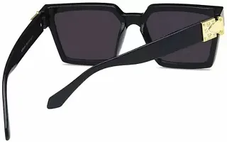David Martin Rectangular Sunglasses  (For Men, Black)-thumb1