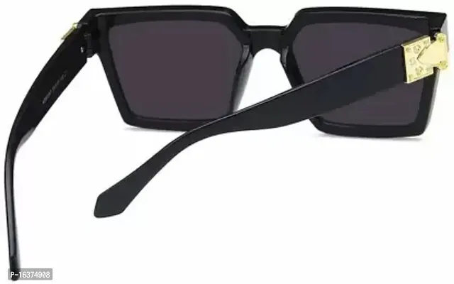 David Martin Rectangular Sunglasses  (For Men, Black)-thumb2