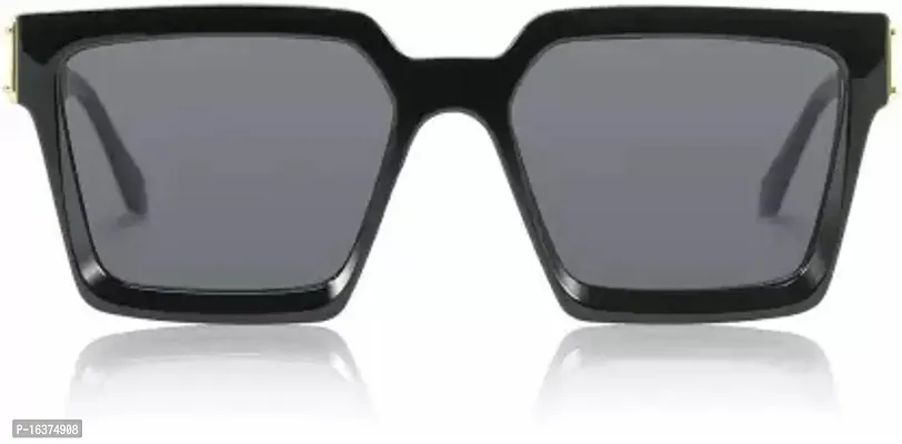 David Martin Rectangular Sunglasses  (For Men, Black)-thumb3