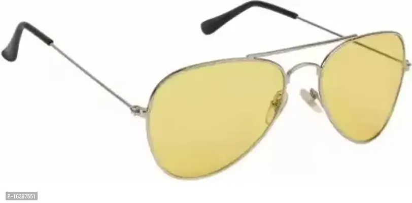 David Martin Aviator Sunglasses  (For Men  Women, Yellow)