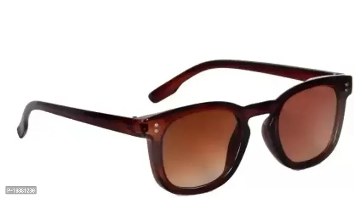 David Martin Wayfarer Sunglasses  (For Men  Women, Brown)-thumb0