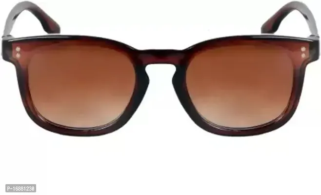 David Martin Wayfarer Sunglasses  (For Men  Women, Brown)-thumb2