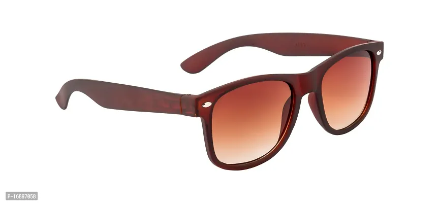 David Martin Wayfarer Sunglasses  (For Men  Women, Brown)