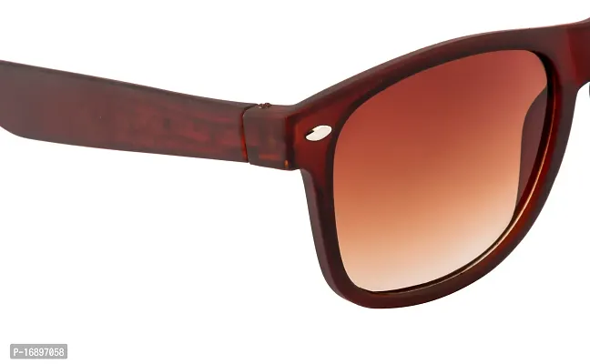 David Martin Wayfarer Sunglasses  (For Men  Women, Brown)-thumb3