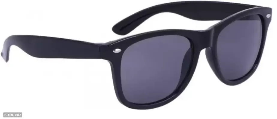David Martin Wayfarer Sunglasses  (For Men  Women, Black, Clear)-thumb4