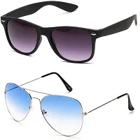 David Martin Aviator, Wayfarer Sunglasses  (For Men  Women, Multicolor)-thumb2