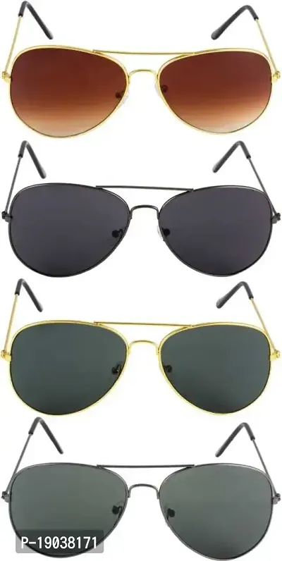 Aviator Sunglasses  (For Men  Women, Multicolor)-thumb2