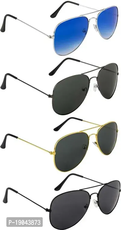 Aviator Sunglasses  (For Men  Women, Multicolor)-thumb0
