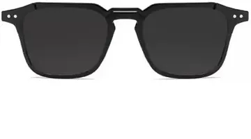 Retro Square Sunglasses  (For Men  Women, Black)-thumb2