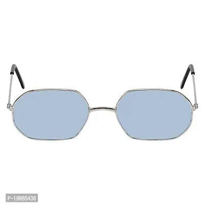 Retro Square Sunglasses  (For Men  Women, Blue)-thumb2