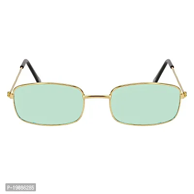 Retro Square Sunglasses  (For Men  Women, Green)-thumb2