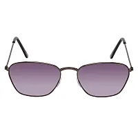 Retro Square Sunglasses  (For Men  Women, Grey)-thumb1