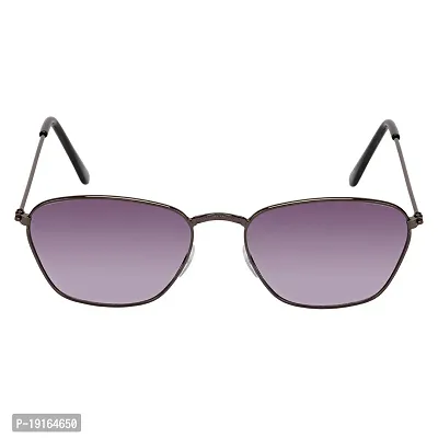 Retro Square Sunglasses  (For Men  Women, Grey)-thumb2