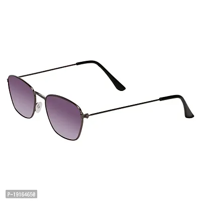 Retro Square Sunglasses  (For Men  Women, Grey)-thumb3