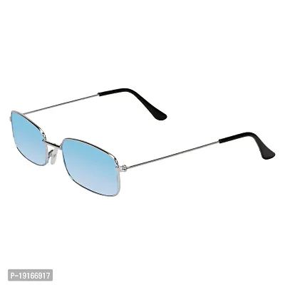 Retro Square Sunglasses  (For Men  Women, Blue)