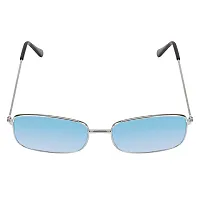 Retro Square Sunglasses  (For Men  Women, Blue)-thumb1