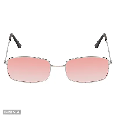 Retro Square Sunglasses  (For Men  Women, Pink)-thumb2