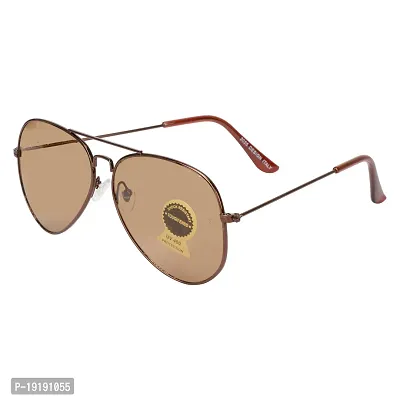 Aviator Sunglasses  (For Men  Women, Brown)-thumb2