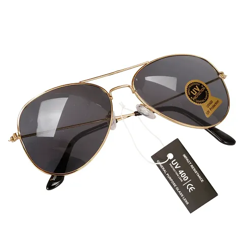 Aviator Sunglasses (For Men Women, Black)