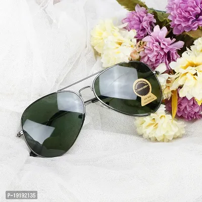 Aviator Sunglasses  (For Men  Women, Green)