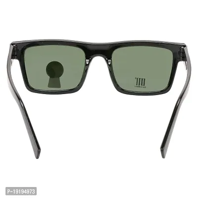 Retro Square Sunglasses  (For Men  Women, Green)-thumb2