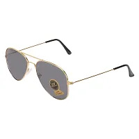 Aviator Sunglasses  (For Men  Women, Black)-thumb3