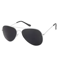 Aviator Sunglasses  (For Men  Women, Black)-thumb3