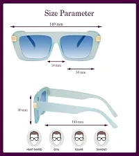 Trendy Retro Square Sunglasses-thumb1