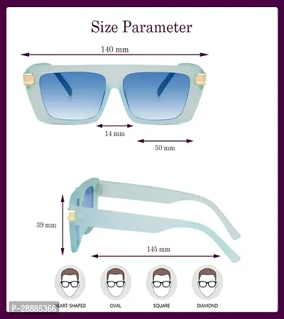 Trendy Retro Square Sunglasses-thumb2