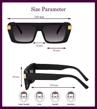 Trendy Retro Square Sunglasses-thumb2