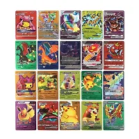 Salpitoys pokemon rainbow   55 PCS Deck Box Gold Foil Card Assorted Cards （11 GX Rare Cards 13 V Series Cards 16 Vmax Rares,2 EX Card, 6 Common Card, and 7 Tag Cosplay Cards-thumb3