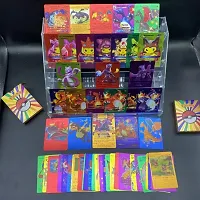 Salpitoys pokemon 7 colors rainbow  55 PCS Deck Box Gold Foil Card Assorted Cards （11 GX Rare Cards 13 V Series Cards 16 Vmax Rares,2 EX Card, 6 Common Card, and 7 Tag Cosplay Cards-thumb3
