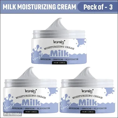 KURAIY  MILK CREAM Skin Care Products Anti Aging Facial Serum Anti Aging Facial Cream pack of 3