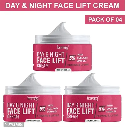 KURAIY  DAY  NIGHT Skin Care Products Anti Aging Facial Serum Anti Aging Facial Cream pack of 3