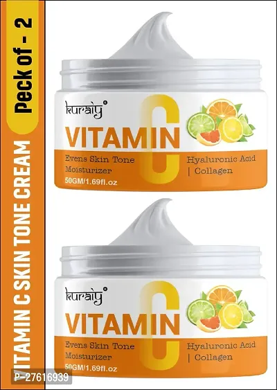 KURAIY  Original VITAMINC ACID Skin Care Face Cream Serum Oil Stick Mask Body Whitening Anti Acne Lighten pack of 2-thumb0