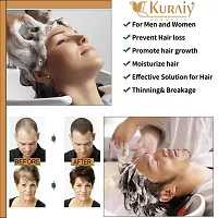 KURAIY NATURAL FENUGREEK SHAMPOO FOR SCALP CLEANSING, HAIR FALL CONTROL,HAIR GROWTH SHAMPOO 200ML-thumb1