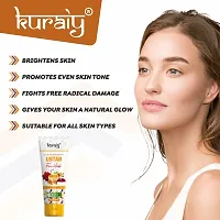 KURAIY Natural Ubtan Face Wash Cream Deep Moisturizing Cream Face wash Tube-thumb1