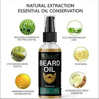 KURAIY Beard Care Serums Non-Greasy Biotin Beard Growth Oil For Patchy Beard Gifts For Men Him Dad Father Boyfriend PACK OF 3-thumb2