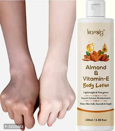 KURAIY Whitening Body Cream Whole Body Whitening Almond Body Lotion Moisturizing Skin Whitening Cream for Women Beauty Health Product