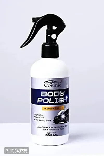 High Glossy Car Exterior Polish with Silicon Shiny and Carnauba Wax Polish for Cleaning, Shinning and Smoothness of your car (300ml)