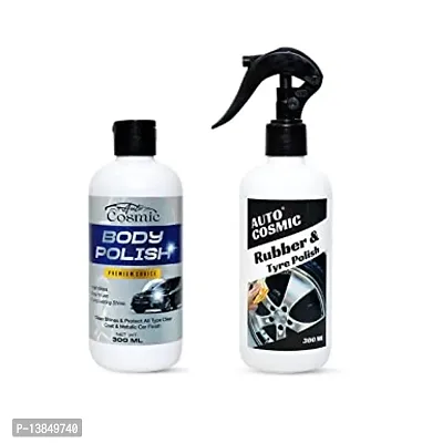 Combo Of Body Polish And Rubber And Tyre Polish(300ml + 300ml)