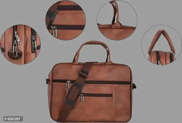Men leather laptop bag