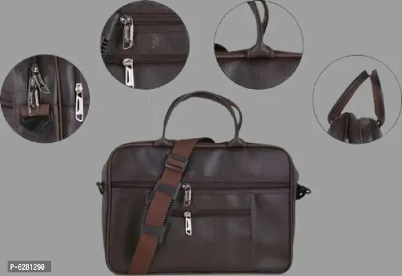 Men leather messenger bag-thumb0