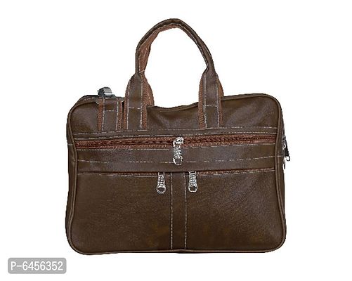Leather messenger bag brown-thumb0