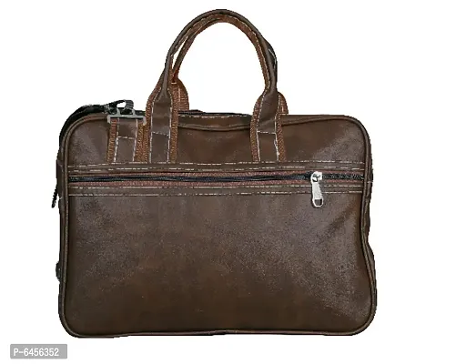 Leather messenger bag brown-thumb4