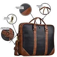 Laptop leather bag for women-thumb2
