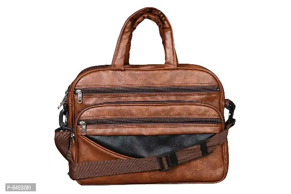 Trendy Messenger Leather Bag for Men and Women-thumb3