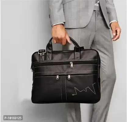 Stylish Leather Office Laptop Bags-thumb0