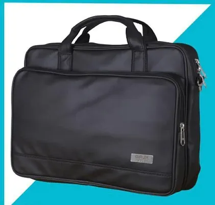 Solid Leatherette Office Laptop Bags